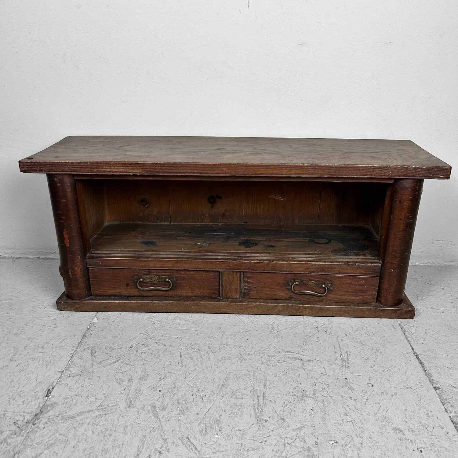 Lage Japanse 'Jibukuro Tokonoma' Tansu, Taishō-periode.