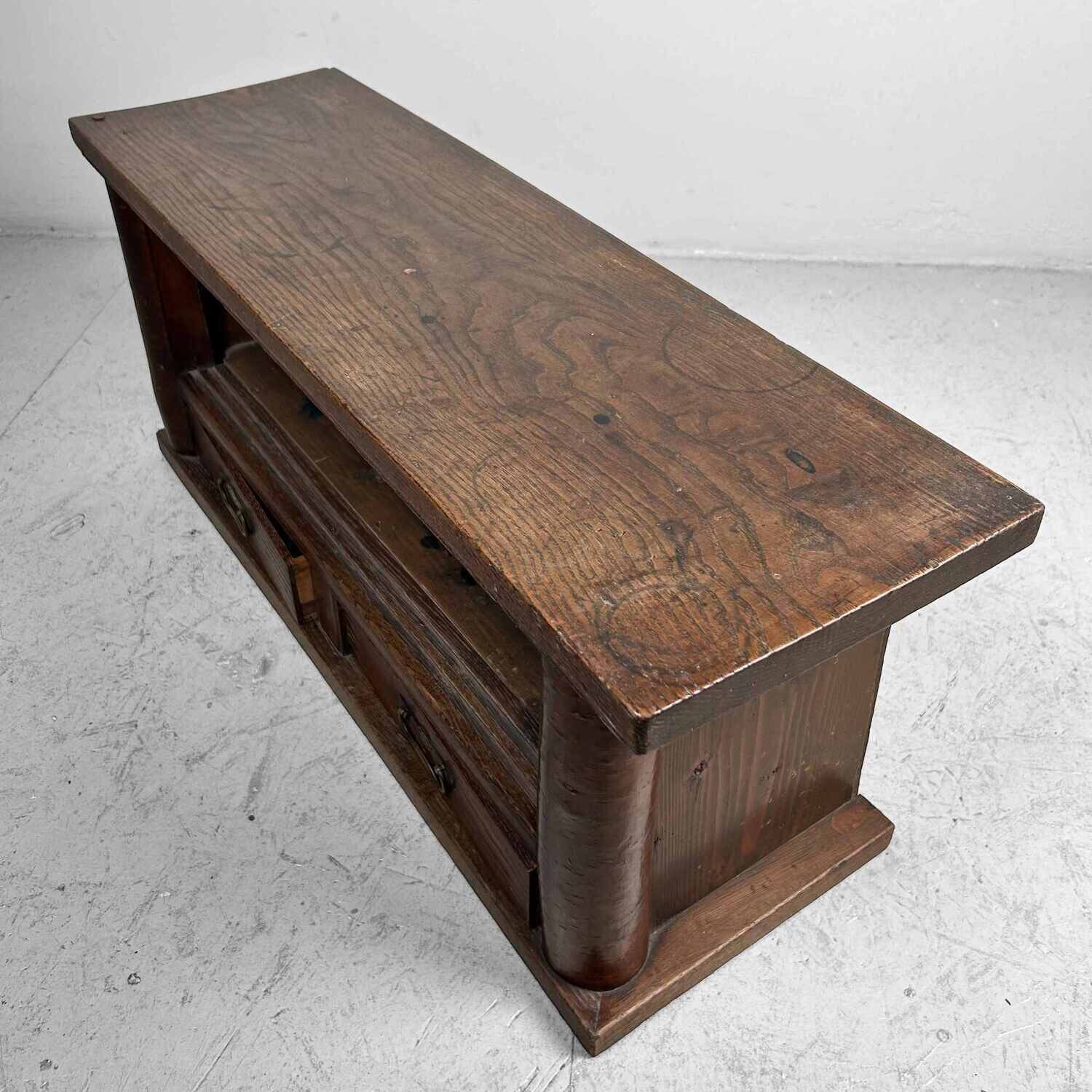 Lage Japanse 'Jibukuro Tokonoma' Tansu, Taishō-periode.