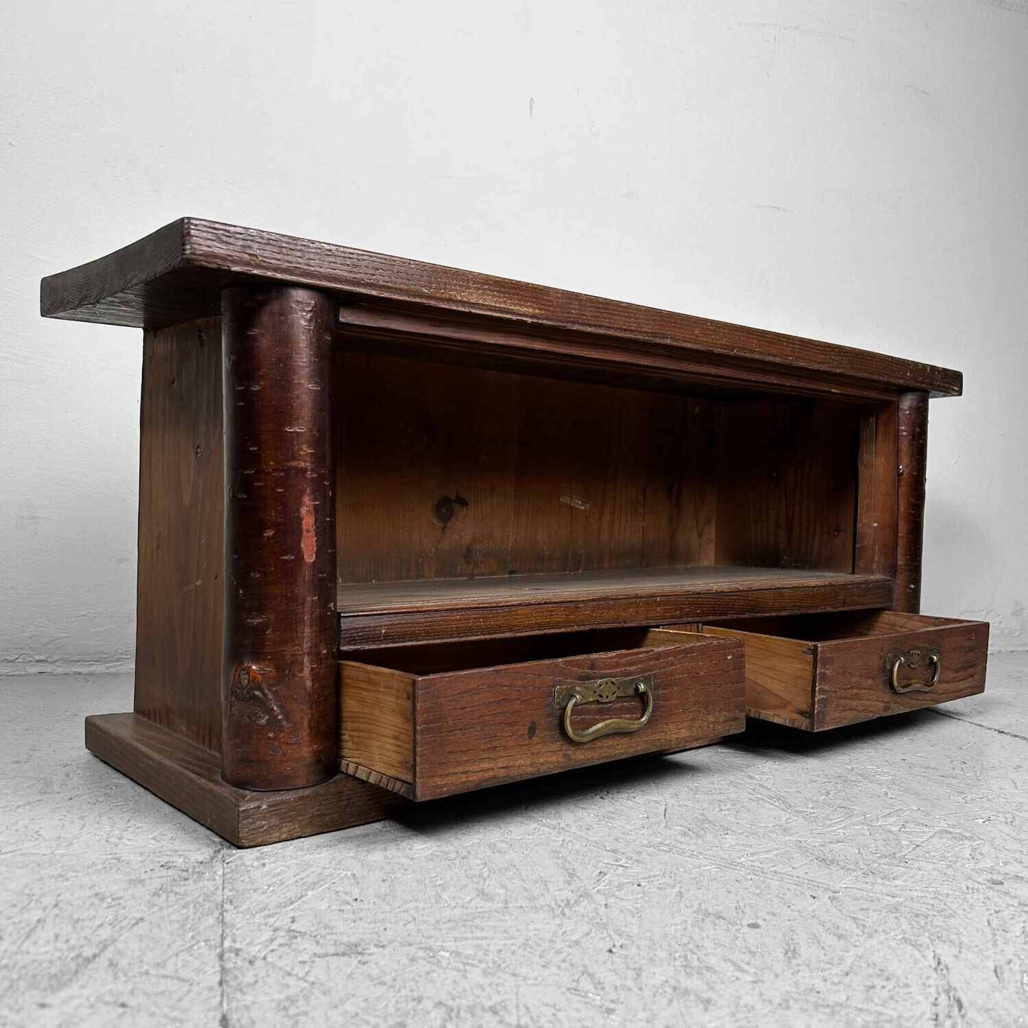 Lage Japanse 'Jibukuro Tokonoma' Tansu, Taishō-periode.