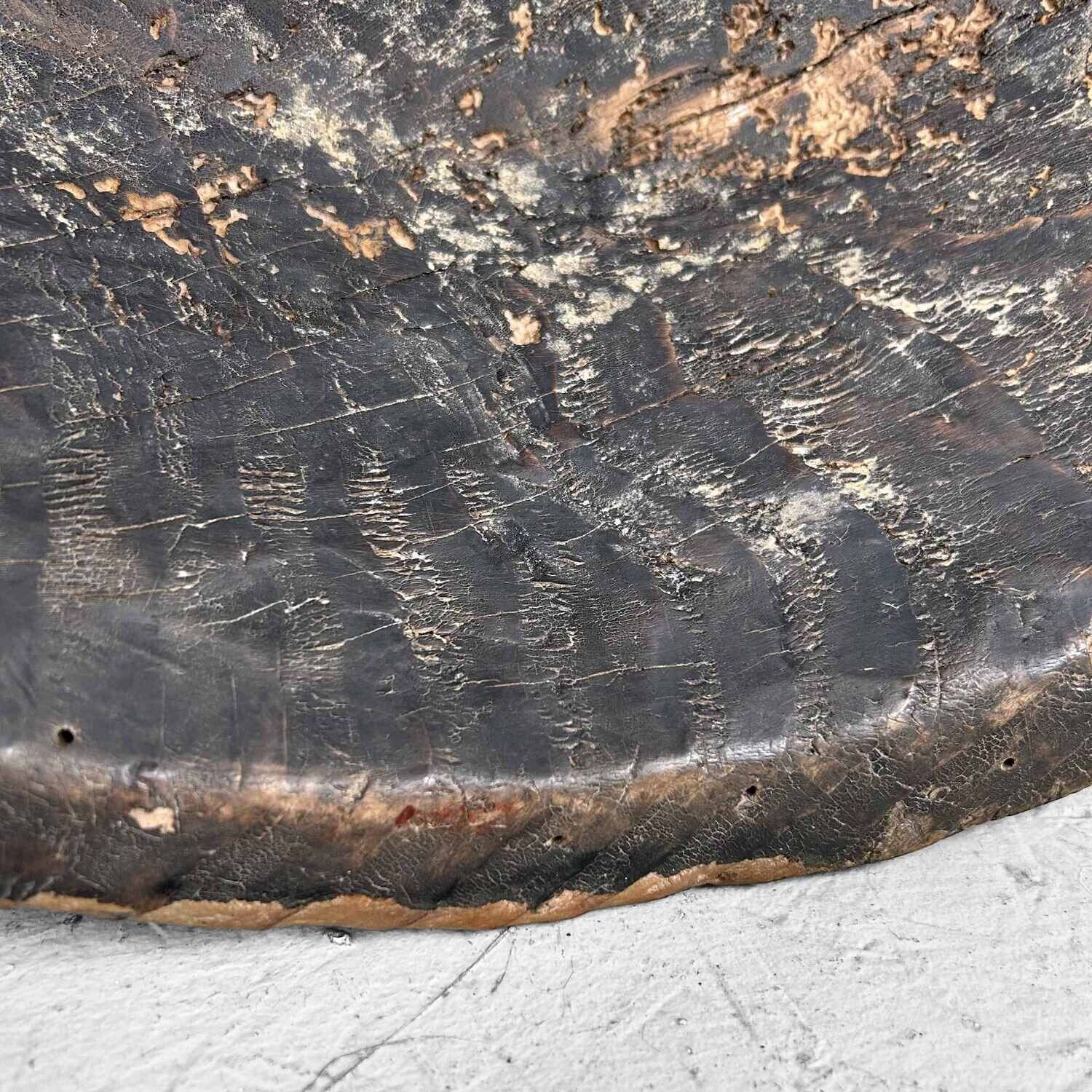 Grote Decoratieve Houten Deegkom, Japan, Taishō-periode.