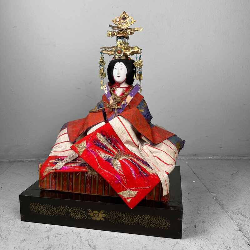 Decorative Hina Ningyo Doll - Empress, Taishō Period, Japan.