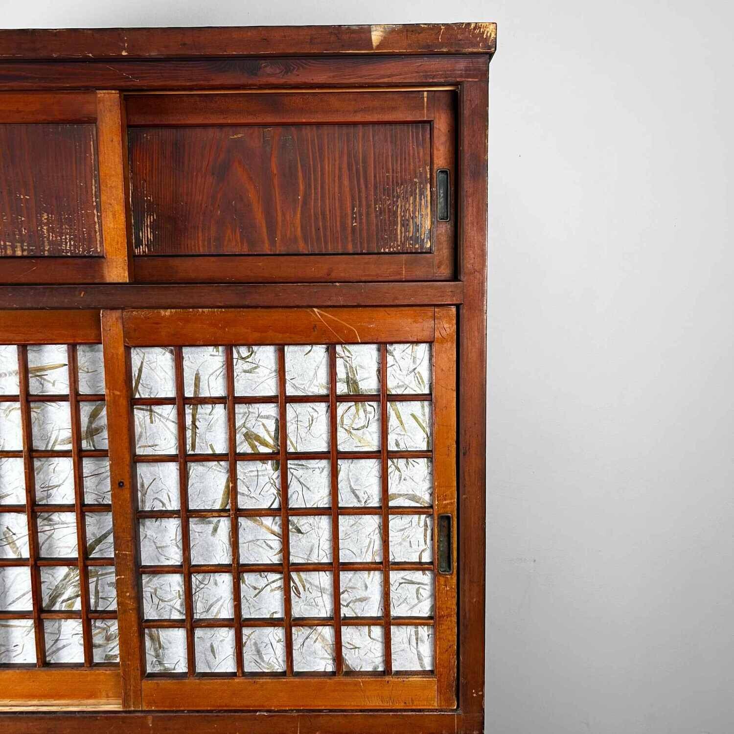 Traditional Japanese Tansu Storage Cabinet, Taishō Period.