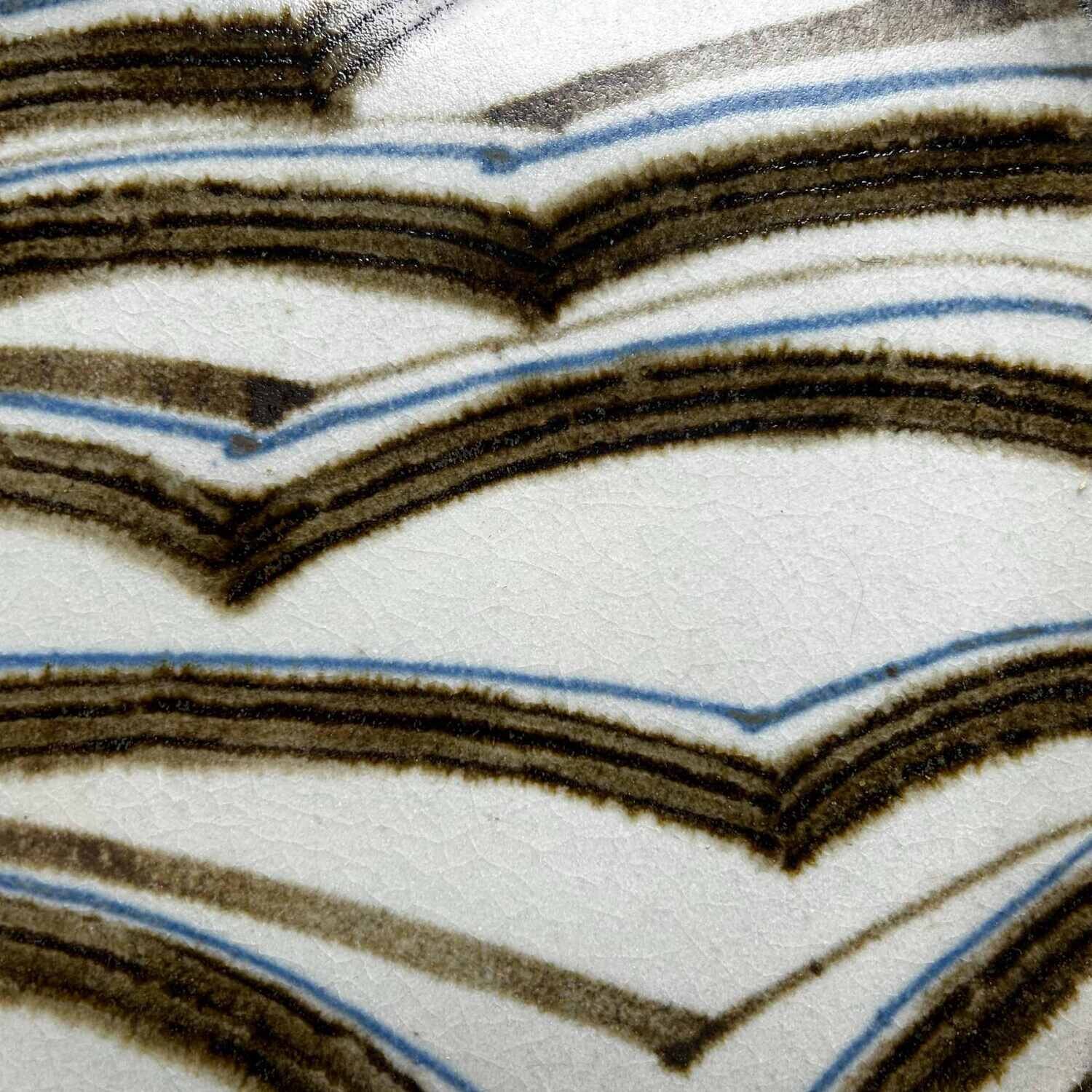 Japanese Mid Century Studio Pottery Ceramic Tray.