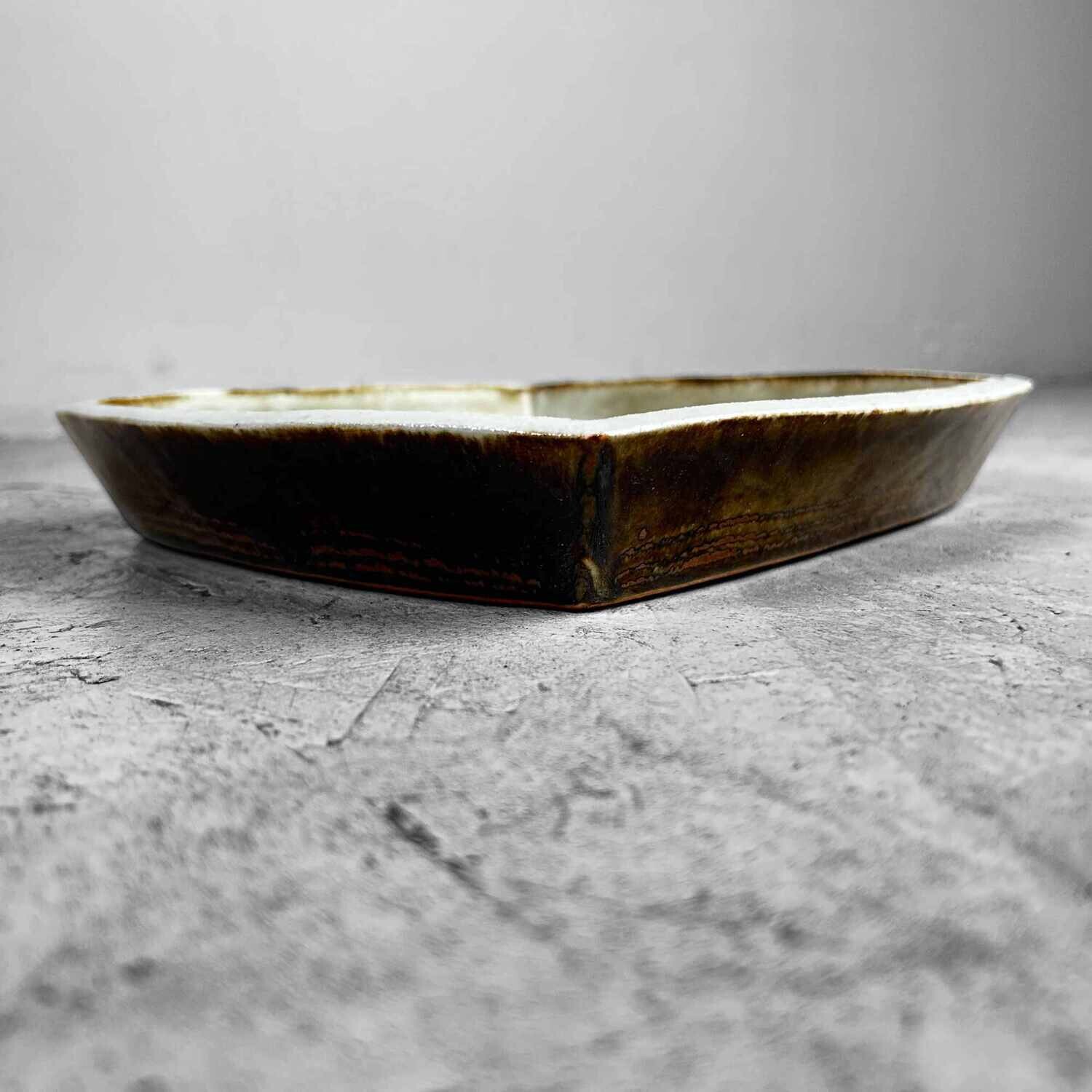 Japanese Mid Century Studio Pottery Ceramic Tray.