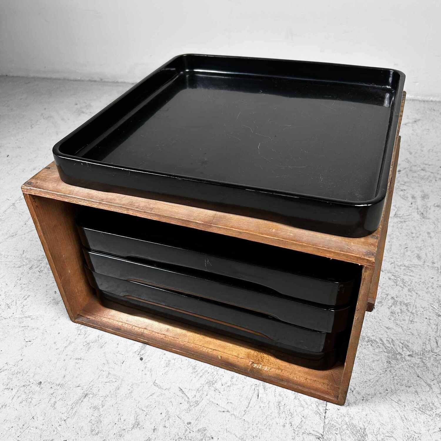 Wooden Japanese Lacquer Tray, Taishō period.