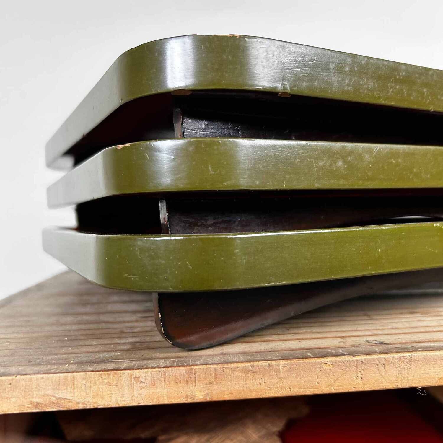 Urushi Lacquer Serving Table, Taisho Period, Japan.