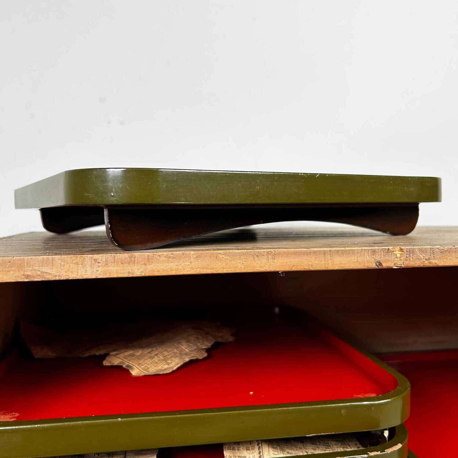 Urushi Lacquer Serving Table, Taisho Period, Japan.