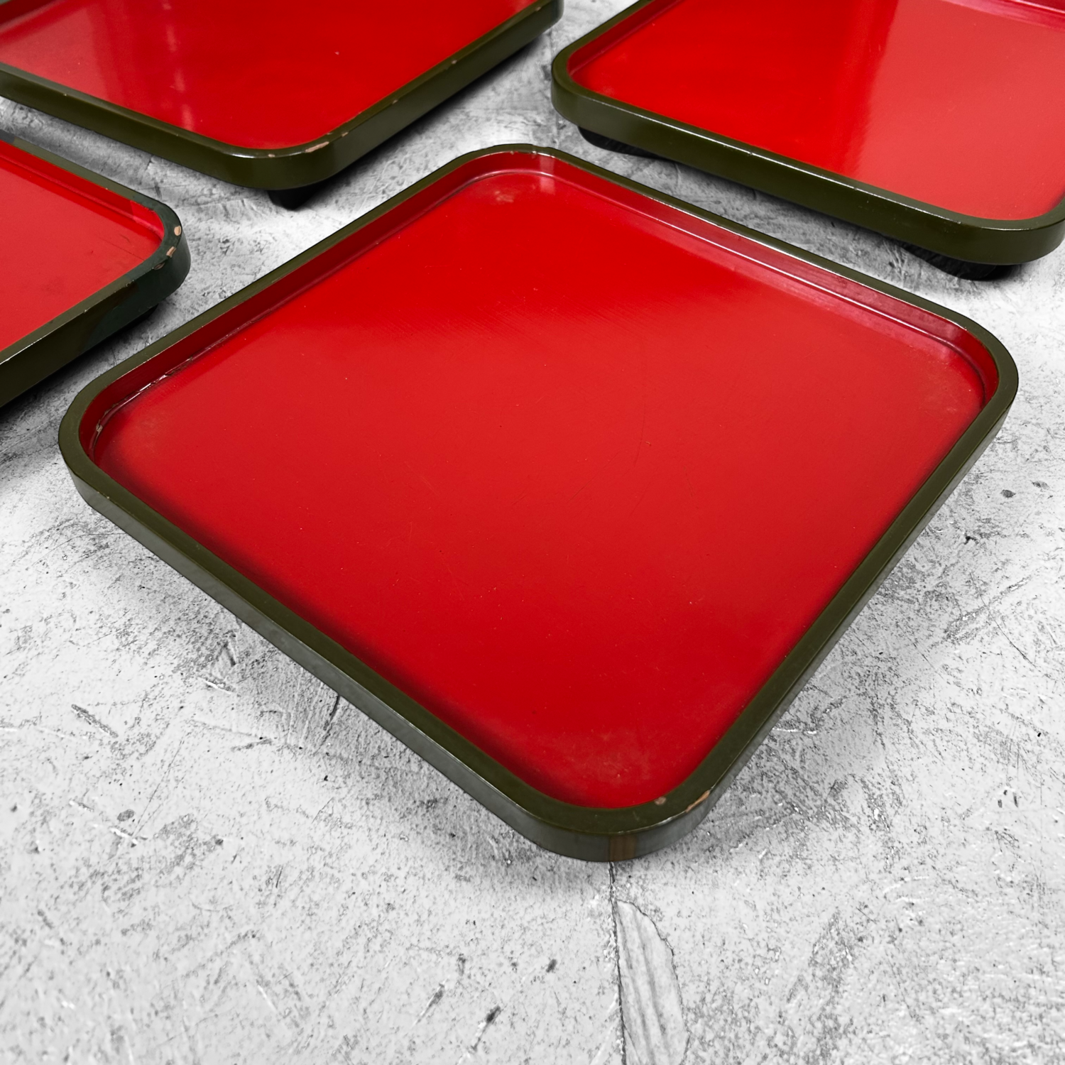 Urushi Lacquer Serving Table, Taisho Period, Japan.