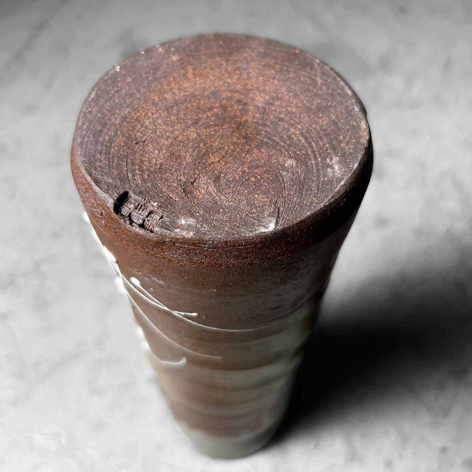 Mid Century Aardewerken Ikebana Bloemenvaas, Japan.