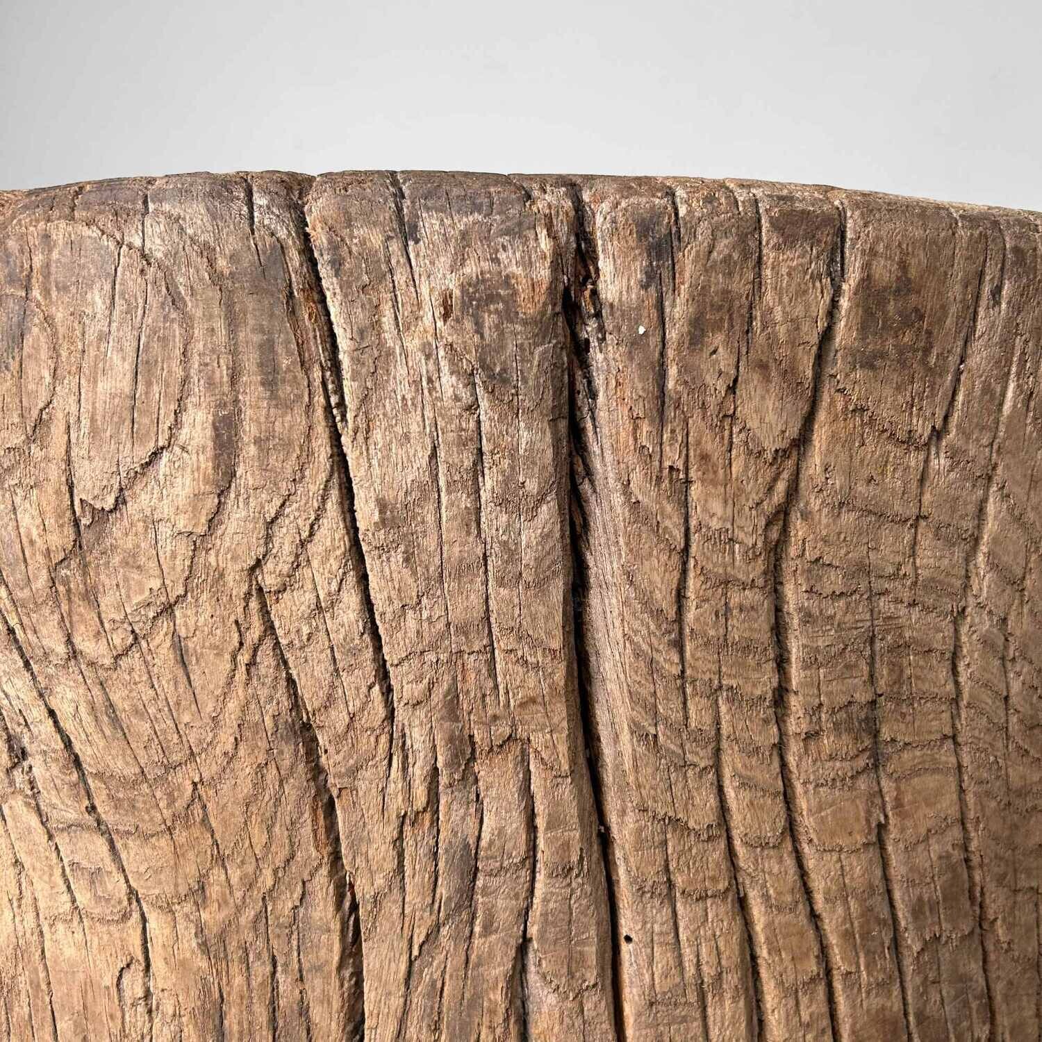 Unique Japanese Mochi-Tsuki Usu, Antique Rice Mortar, Edo Period.