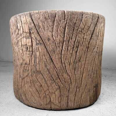 Unique Japanese Mochi-Tsuki Usu, Antique Rice Mortar, Edo Period.
