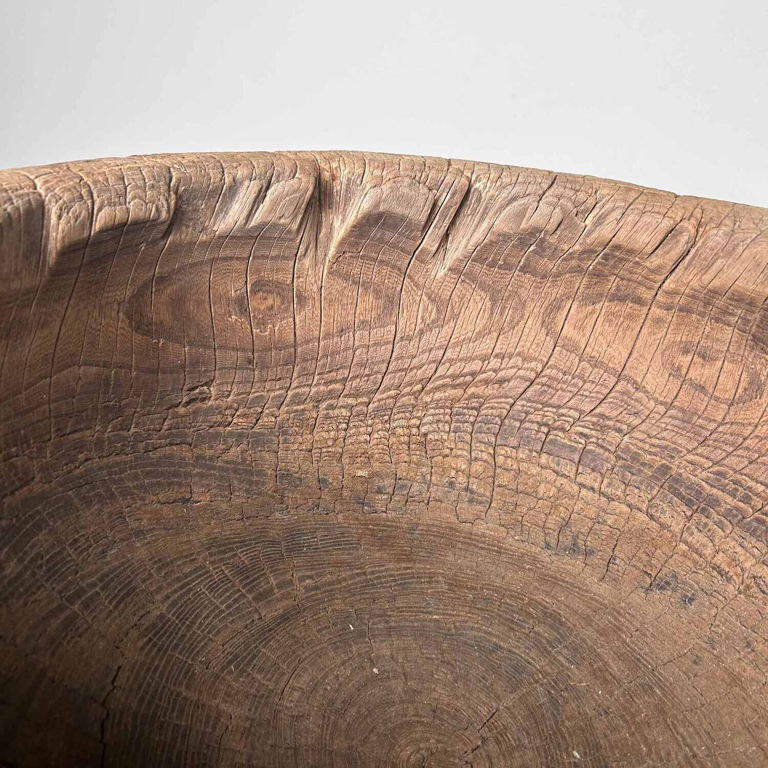 Unique Japanese Mochi-Tsuki Usu, Antique Rice Mortar, Edo Period.