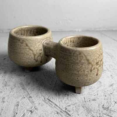 Rare Mid Century Toyo Ceramic Ikebana Planter, Japan.