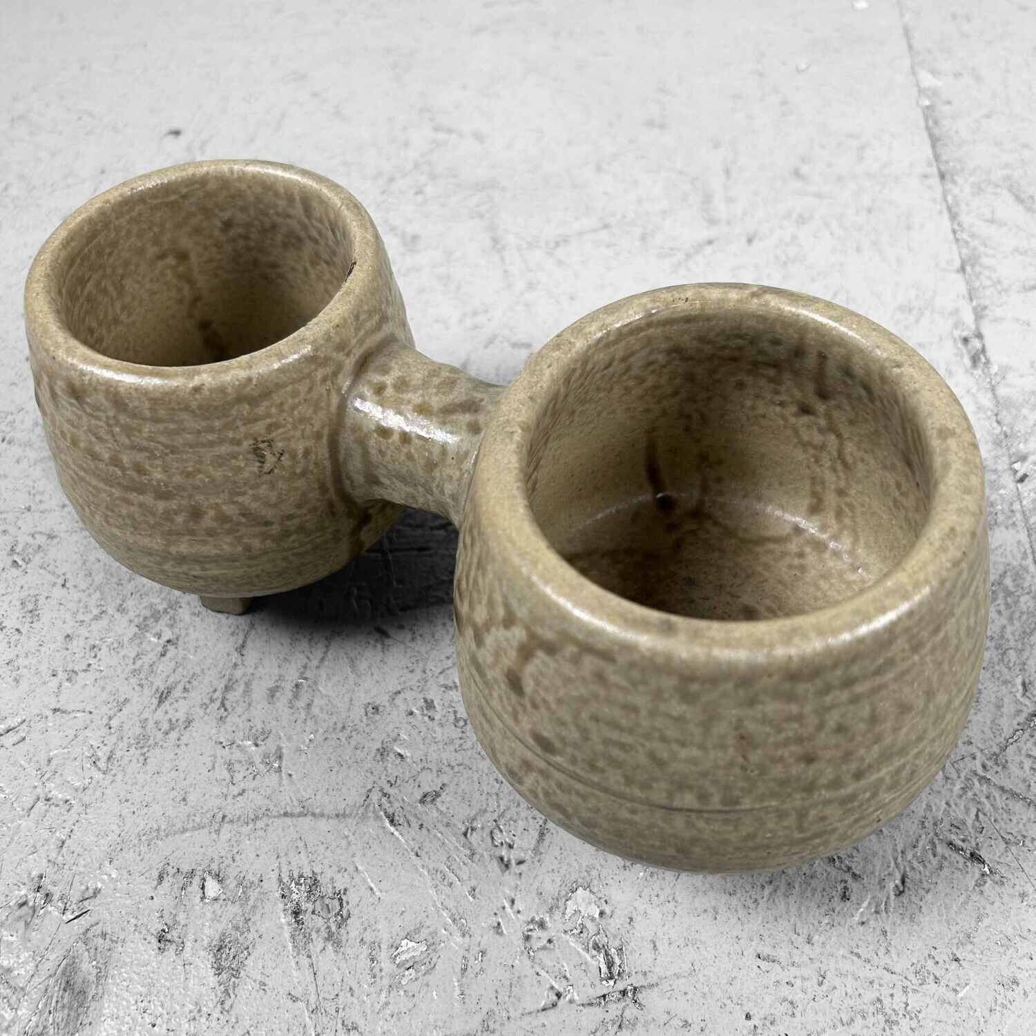 Zeldzame Mid Century Toyo Ceramic Ikebana Planter, Japan.