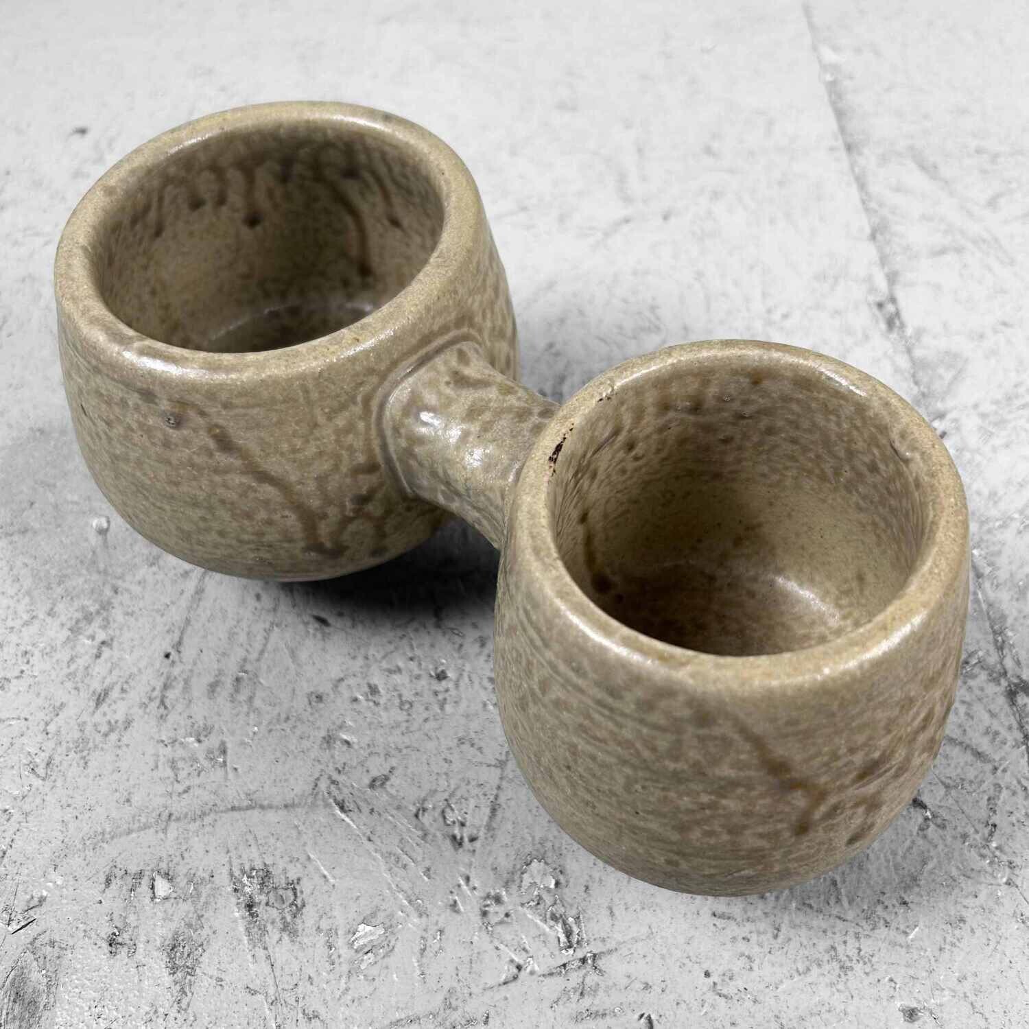 Zeldzame Mid Century Toyo Ceramic Ikebana Planter, Japan.