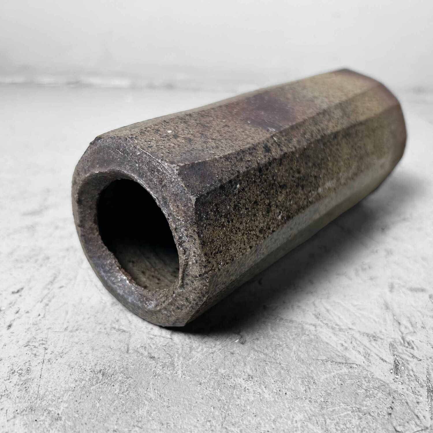 Aardewerken Minimalistische Ikebana Bloemenvaas, jaren '70, Japan.