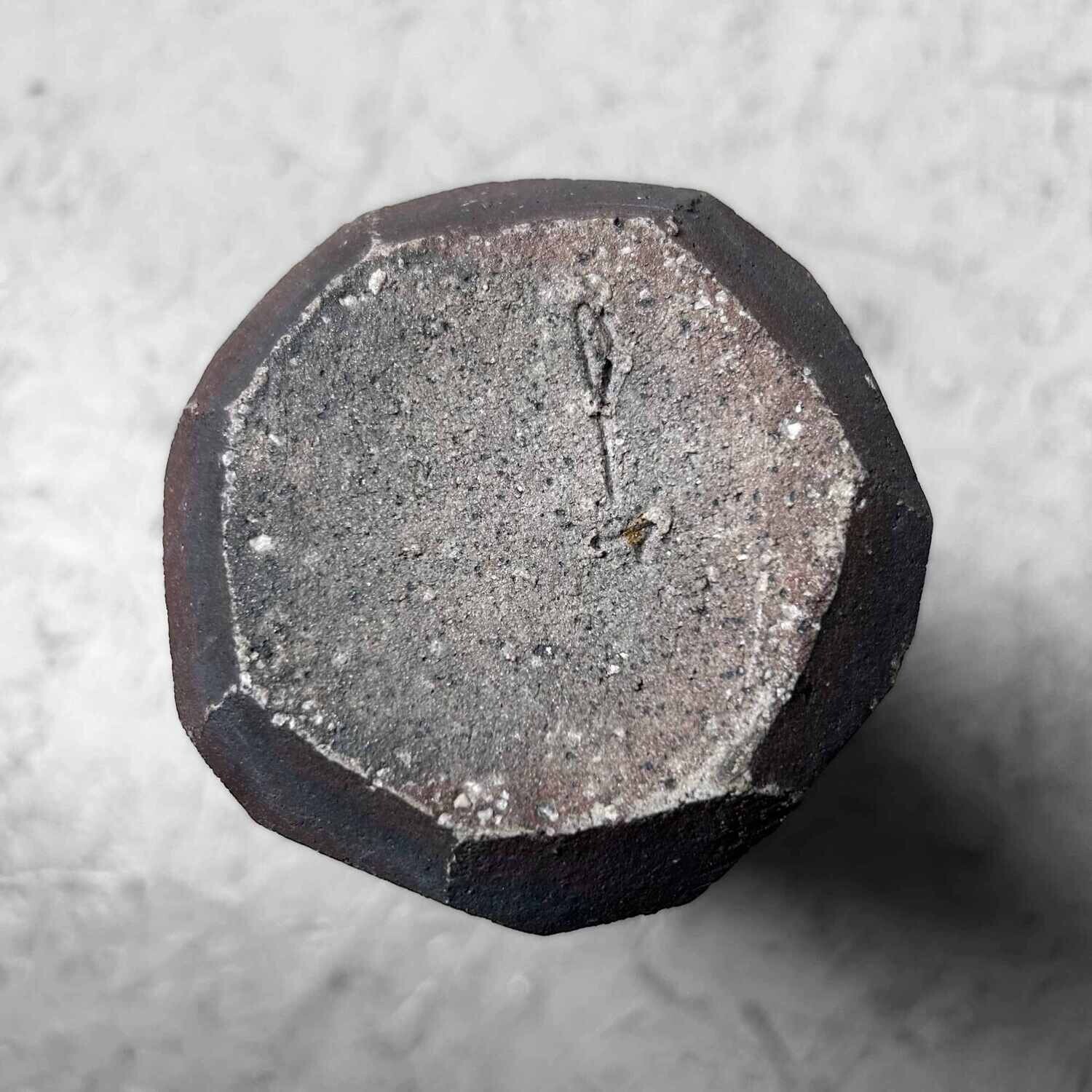 Aardewerken Minimalistische Ikebana Bloemenvaas, jaren '70, Japan.