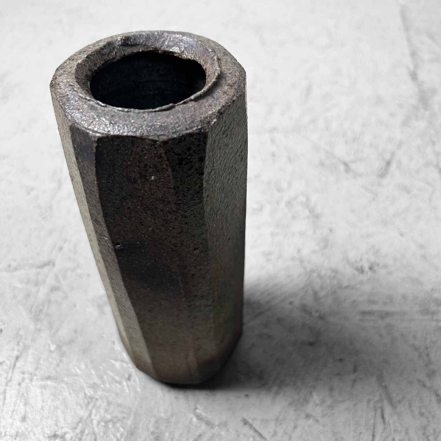 Aardewerken Minimalistische Ikebana Bloemenvaas, jaren '70, Japan.