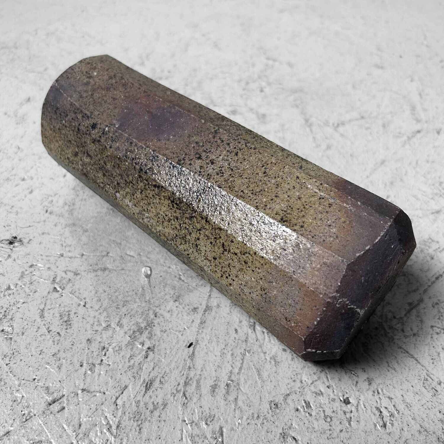 Aardewerken Minimalistische Ikebana Bloemenvaas, jaren '70, Japan.