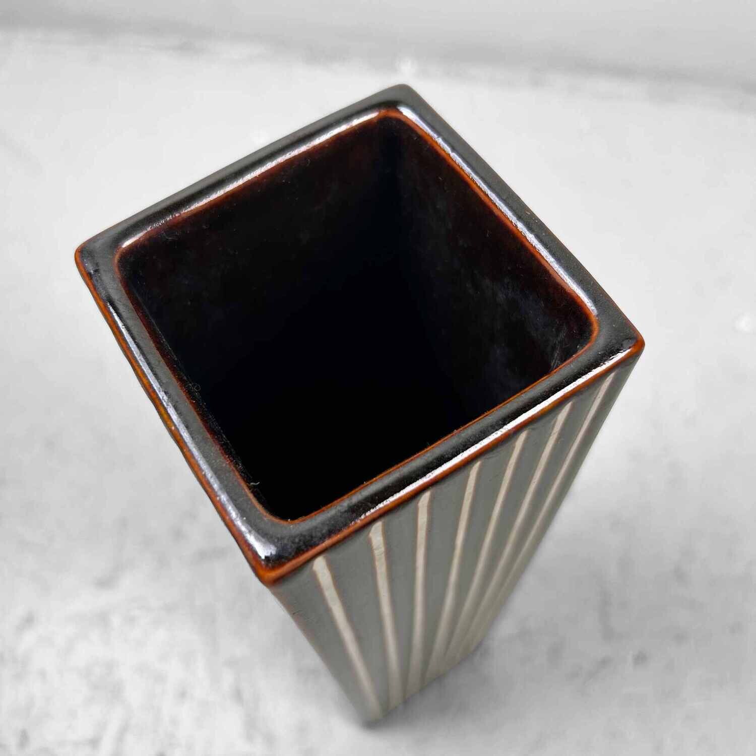 Mid Century Keramieken Ikebana 生花 Bloemenvaas.