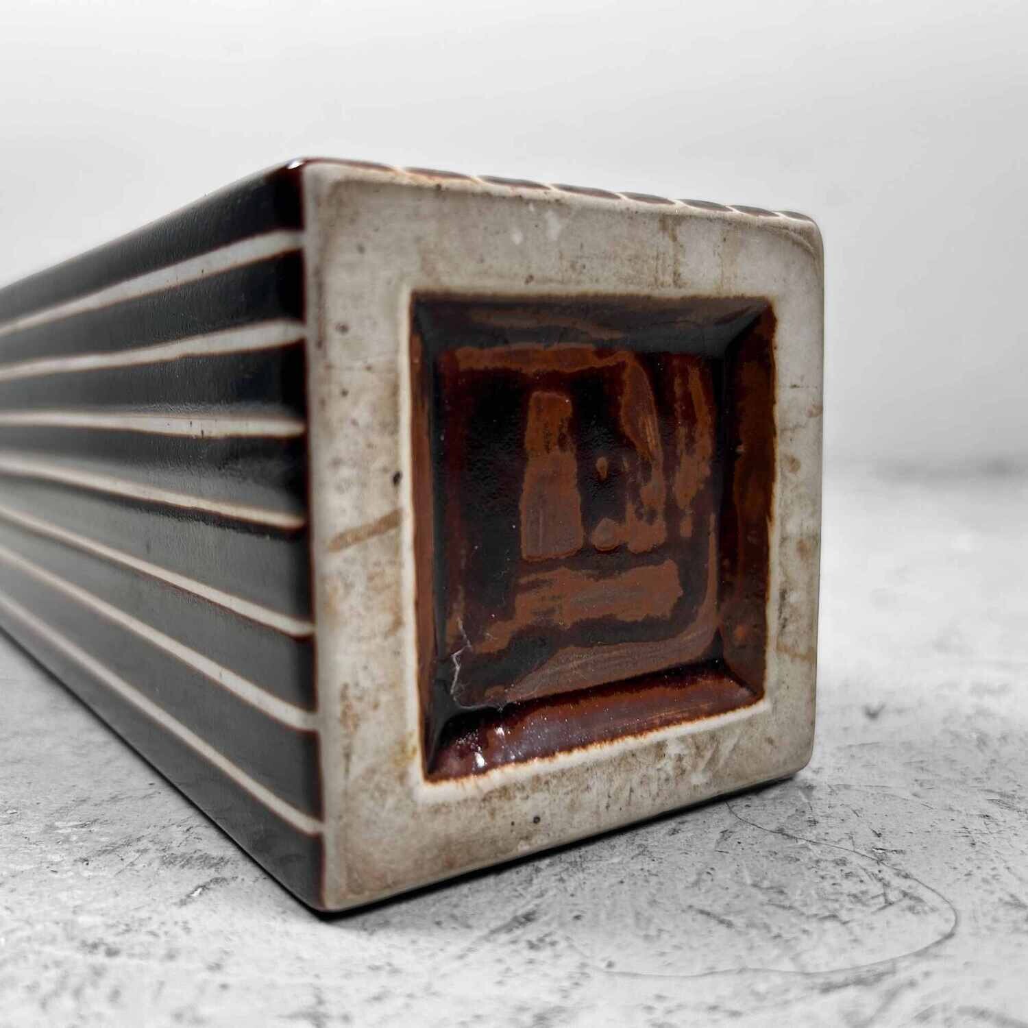 Mid Century Keramieken Ikebana 生花 Bloemenvaas.