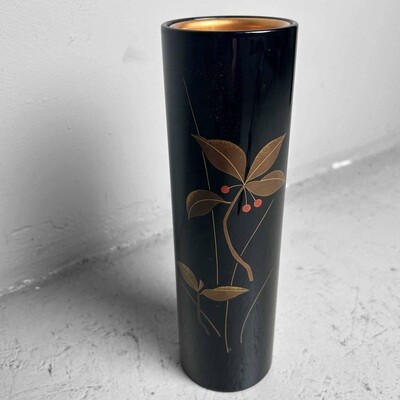 Mid Century Wajima 輪島 Ikebana Bloemenvaas uit Japan.