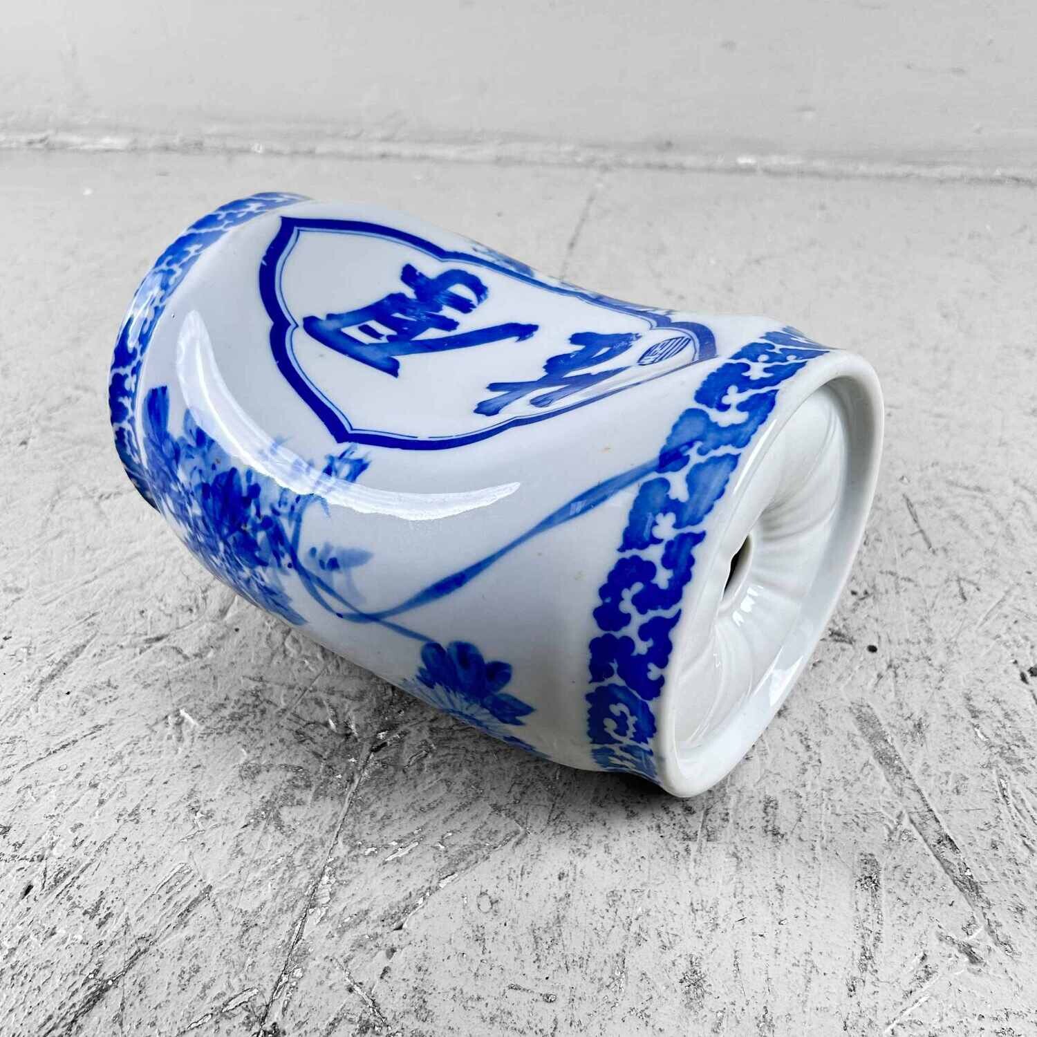 Porcelain Makura Pillow, Shōwa Era, Japan.