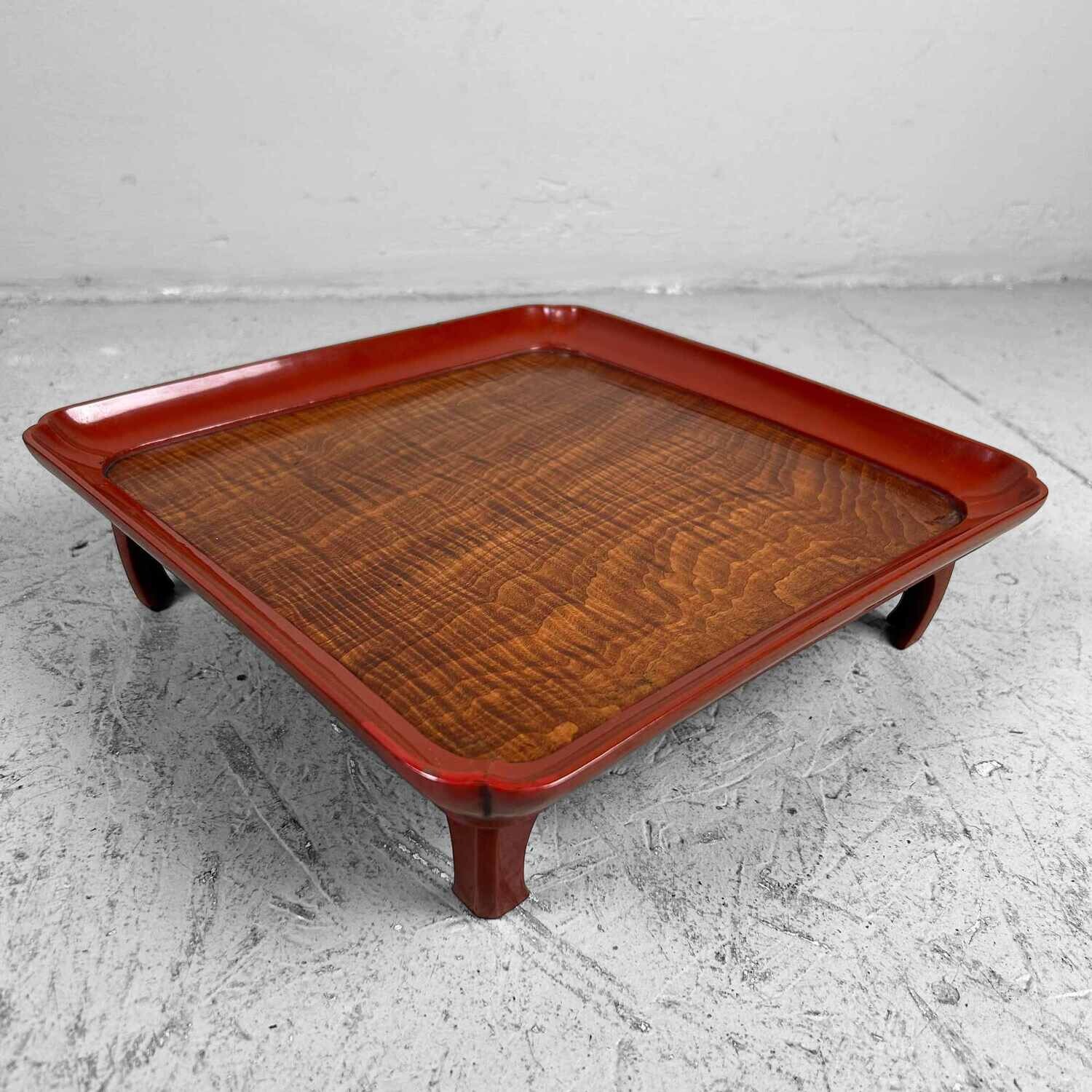 Set of (10) Urushi Lacquer Serving Tables, Taishō Period, Japan.