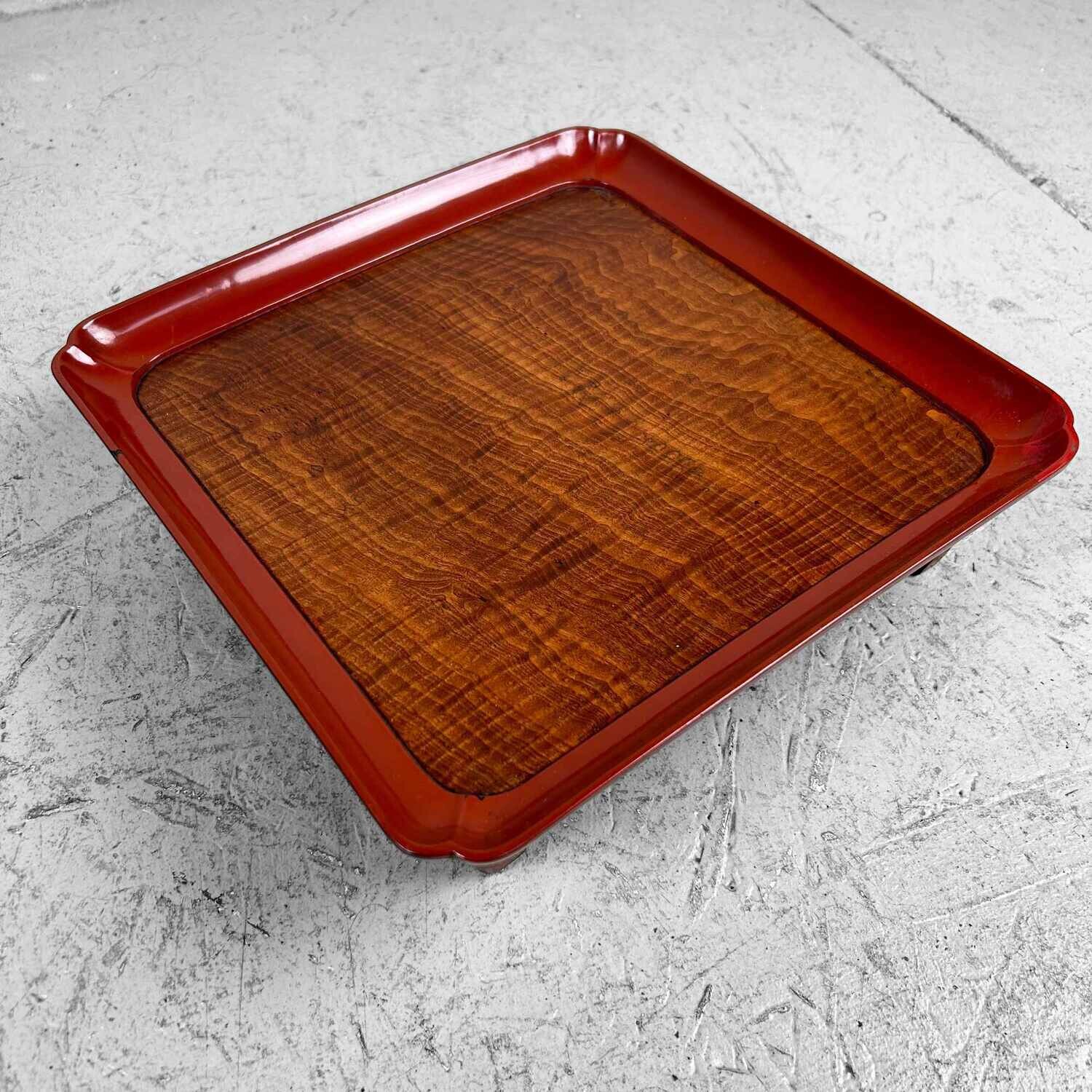 Set of (10) Urushi Lacquer Serving Tables, Taishō Period, Japan.