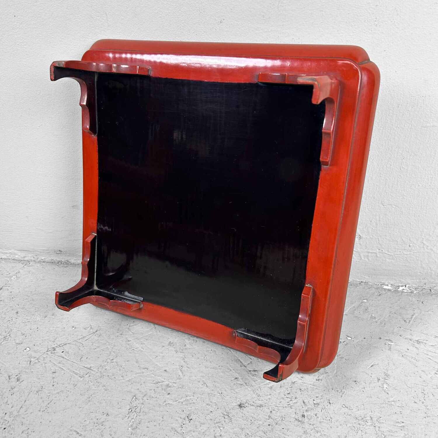 Set of (10) Urushi Lacquer Serving Tables, Taishō Period, Japan.