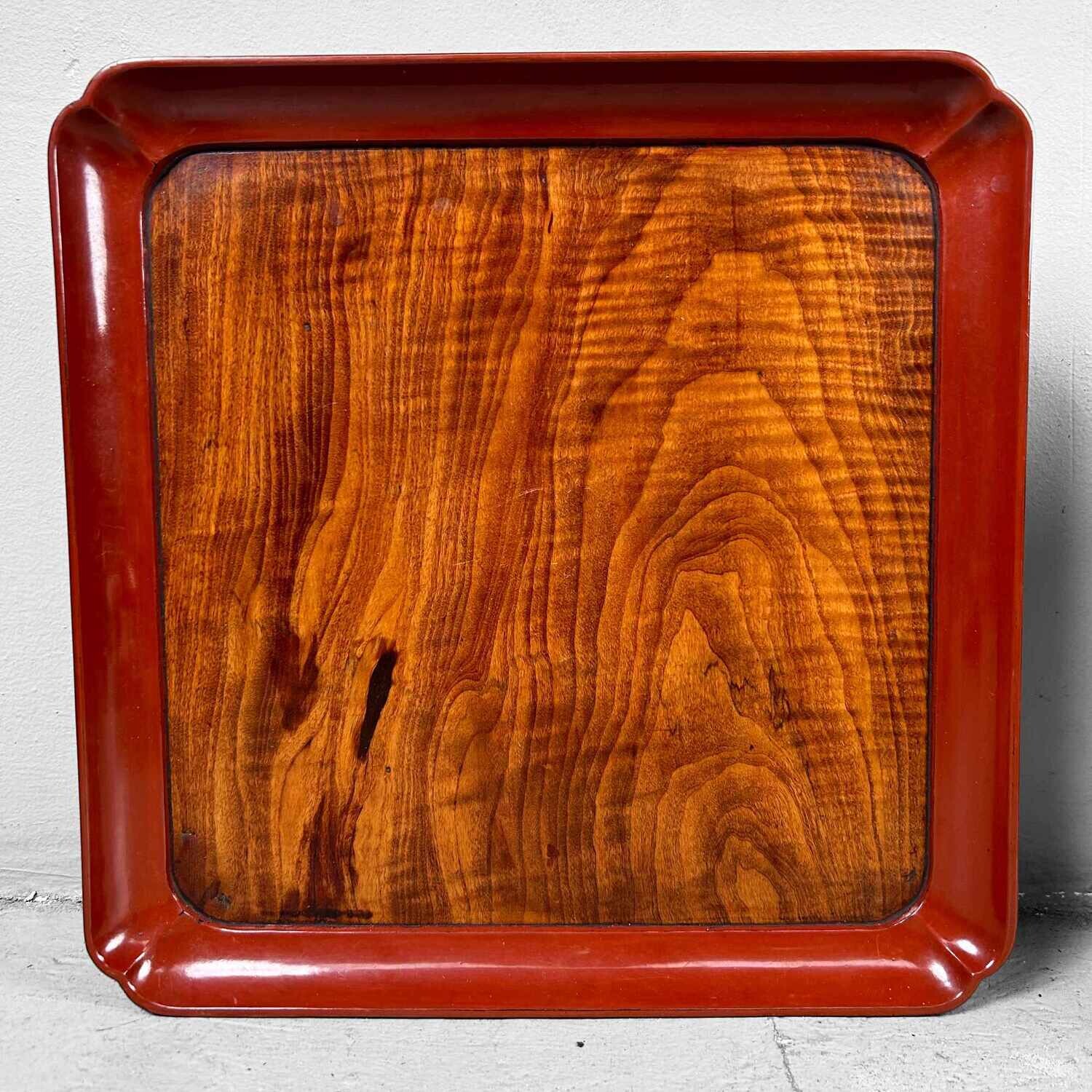 Set of (10) Urushi Lacquer Serving Tables, Taishō Period, Japan.