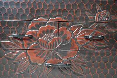 Haribako 'Kamakura Bori' Naaikastje 針 箱, Japan, jaren '60.