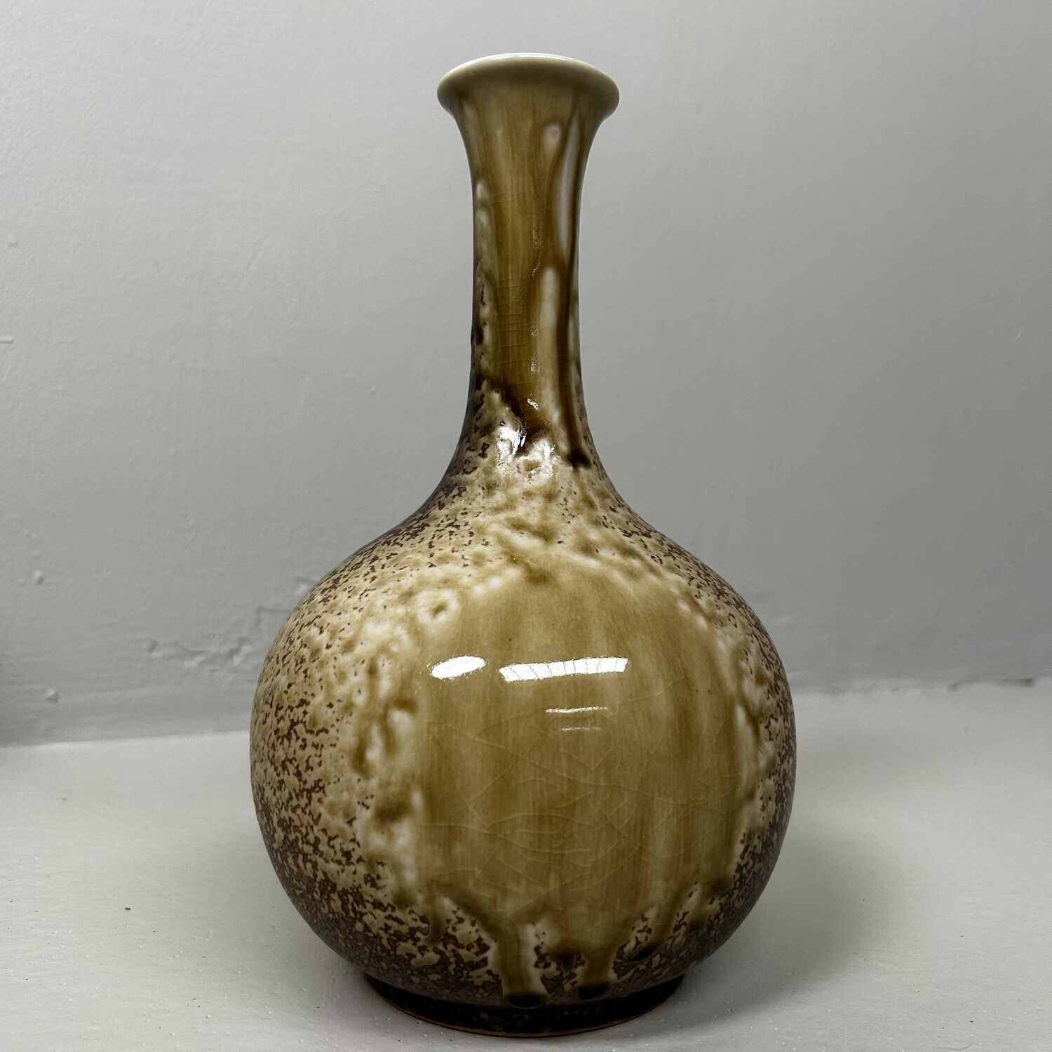 Ceramic Ikebana Vase Shigaraki, 1960s, Japan.