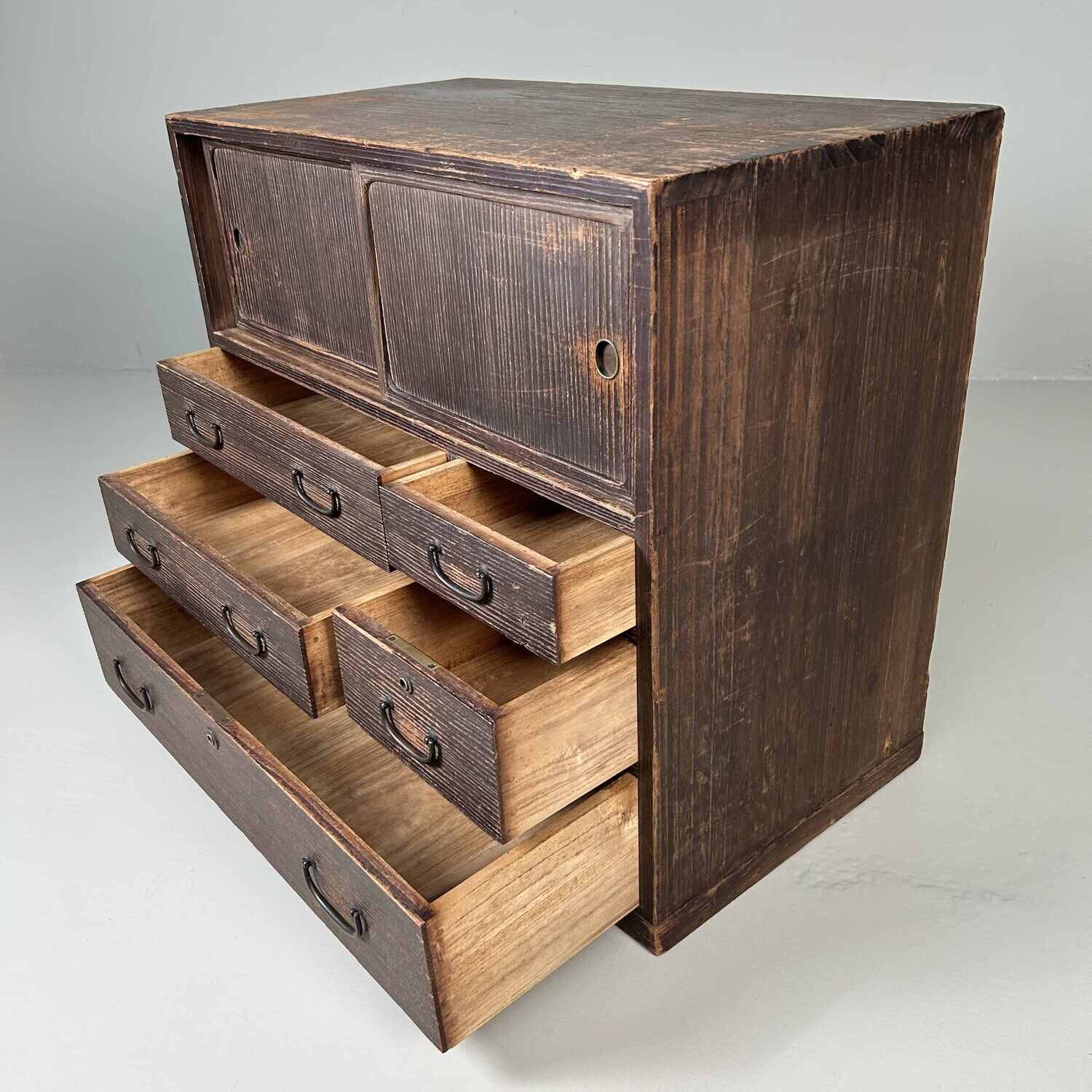 Traditionele Japanse Tansu, Opbergmeubel, Taishō-periode.