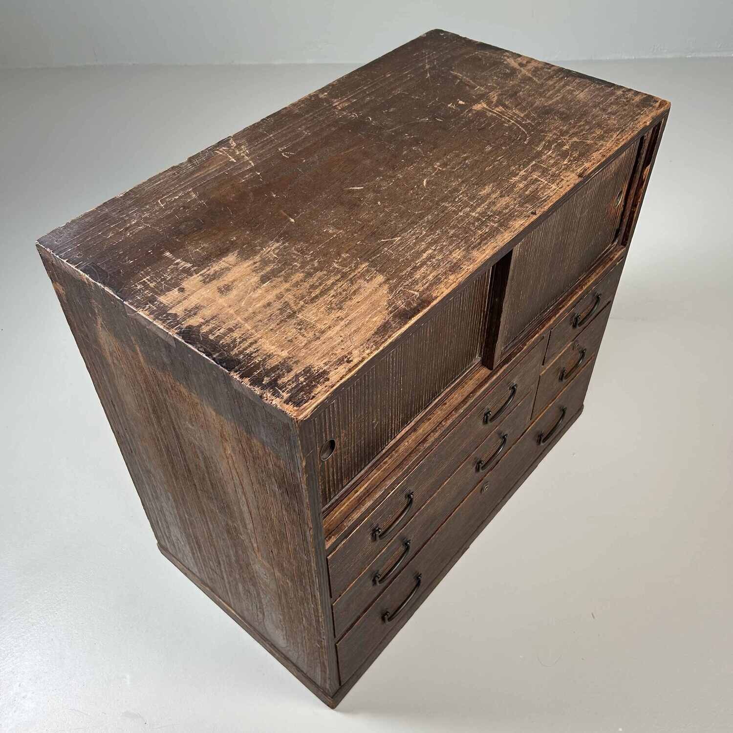 Traditionele Japanse Tansu, Opbergmeubel, Taishō-periode.