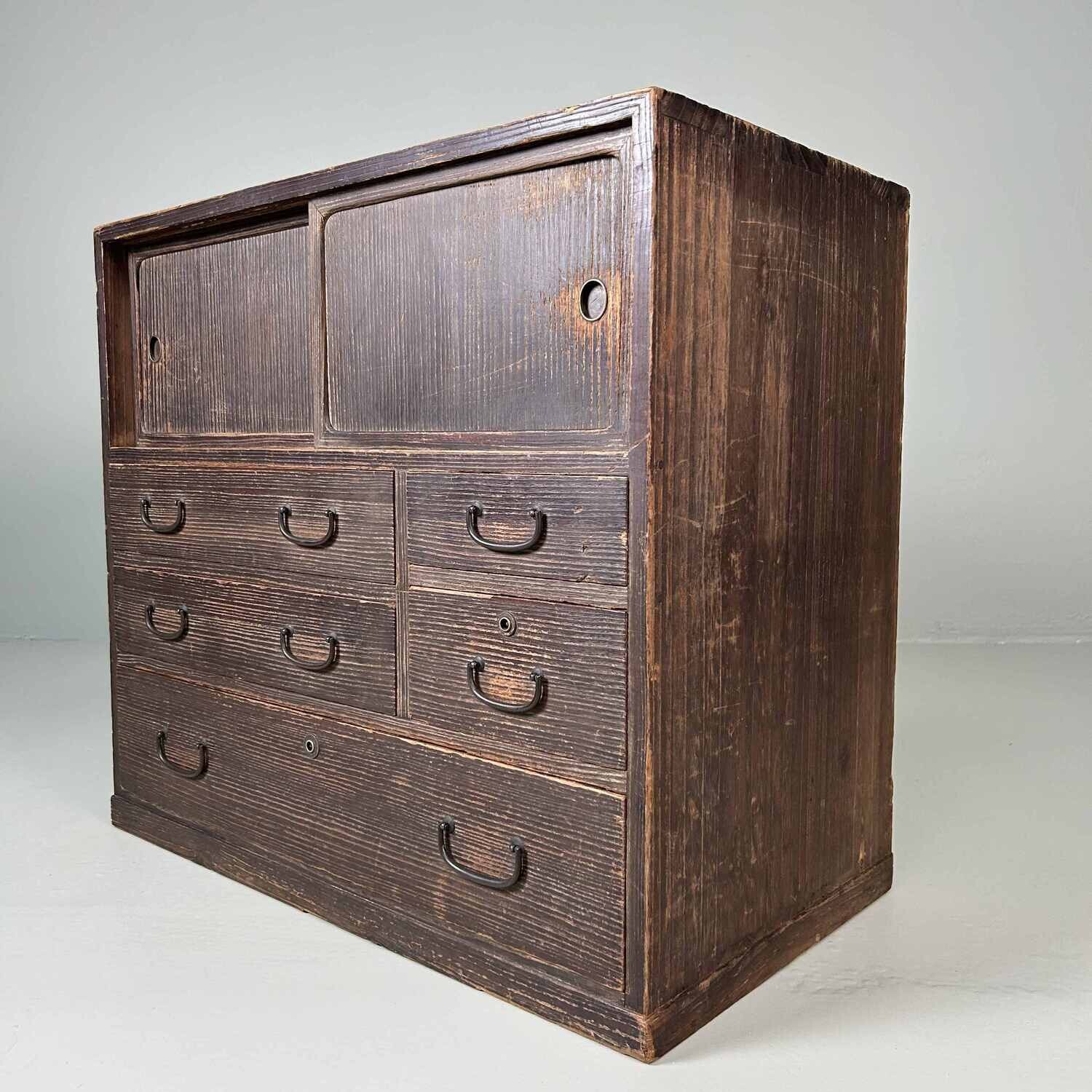 Traditionele Japanse Tansu, Opbergmeubel, Taishō-periode.