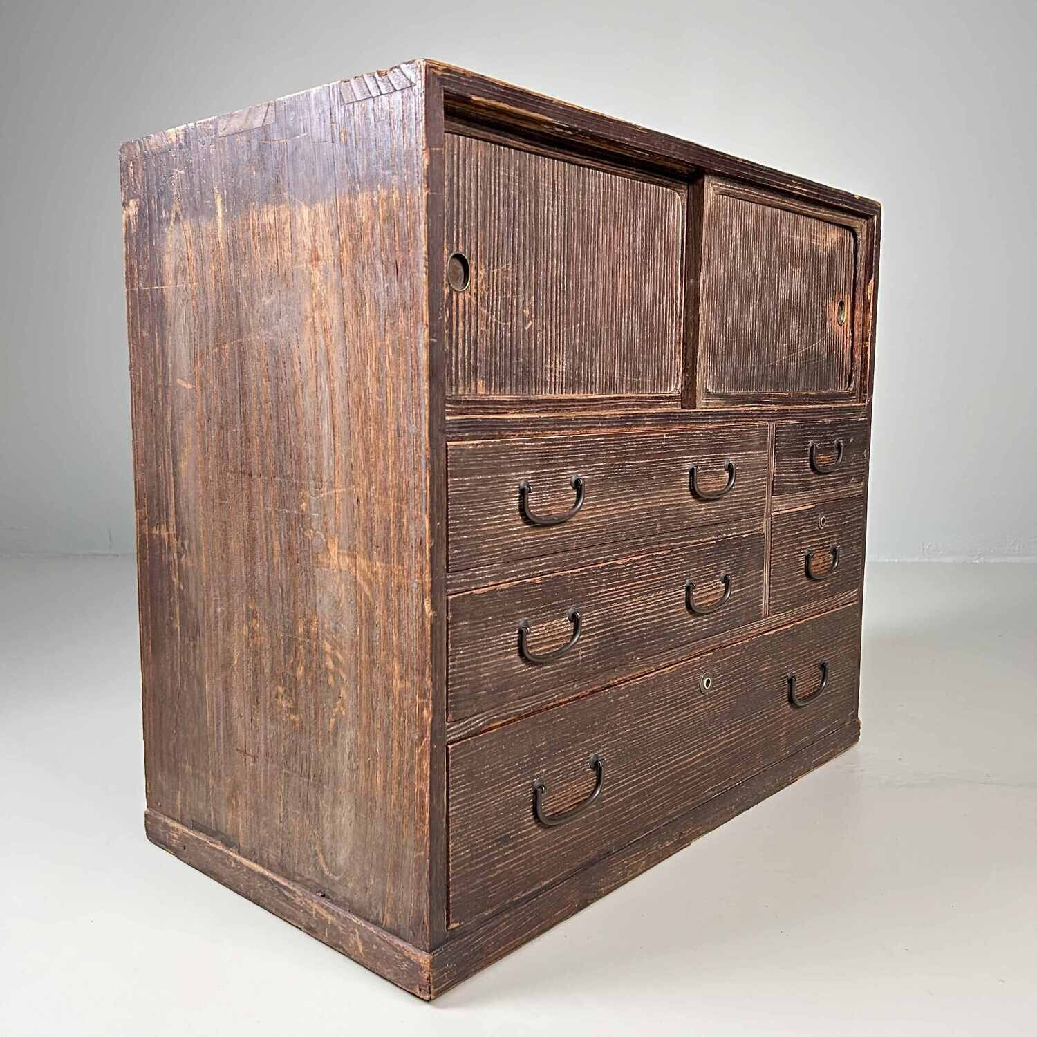 Traditionele Japanse Tansu, Opbergmeubel, Taishō-periode.