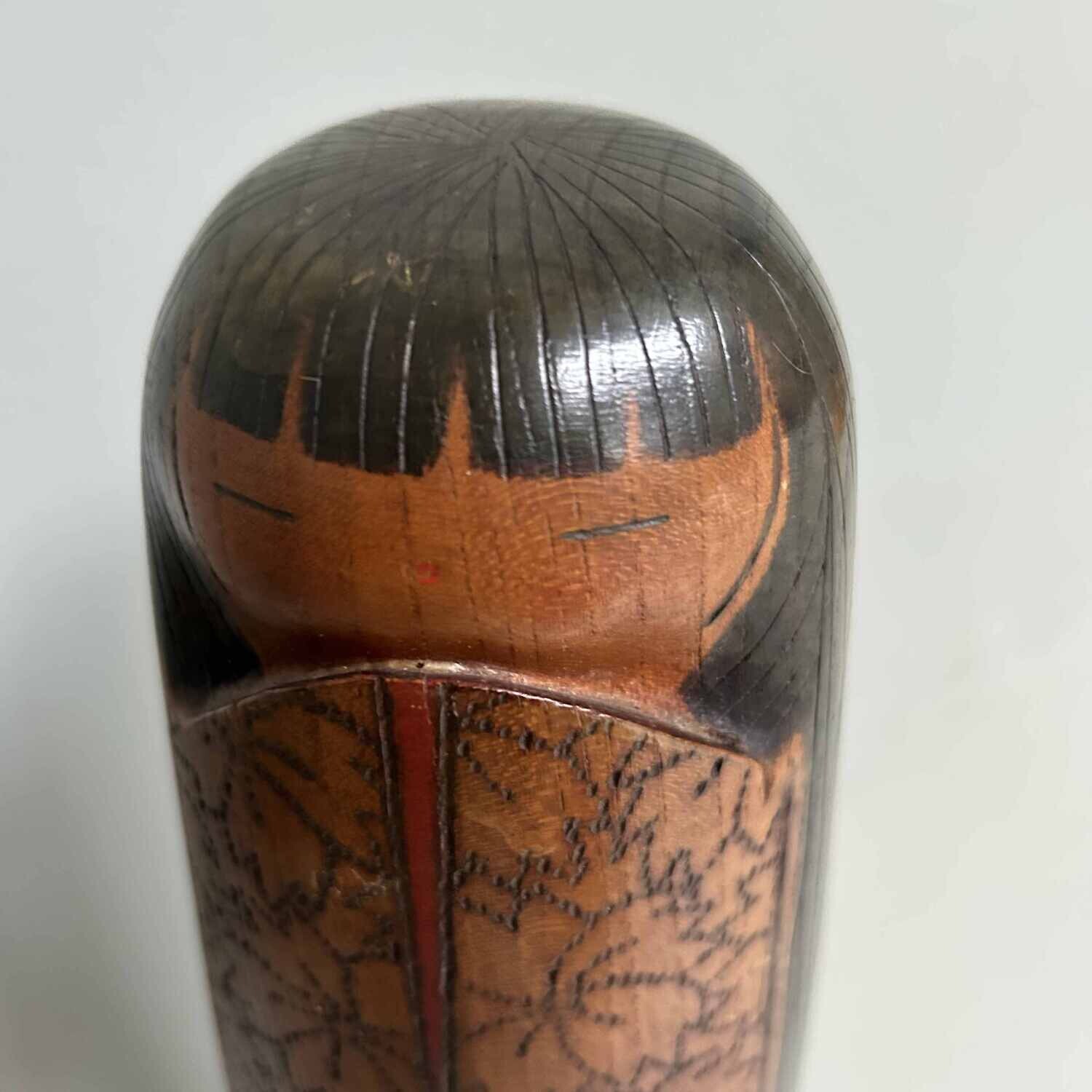 Zeldzame Vintage Kokeshi van Inosuke Kobayashi, Japan.