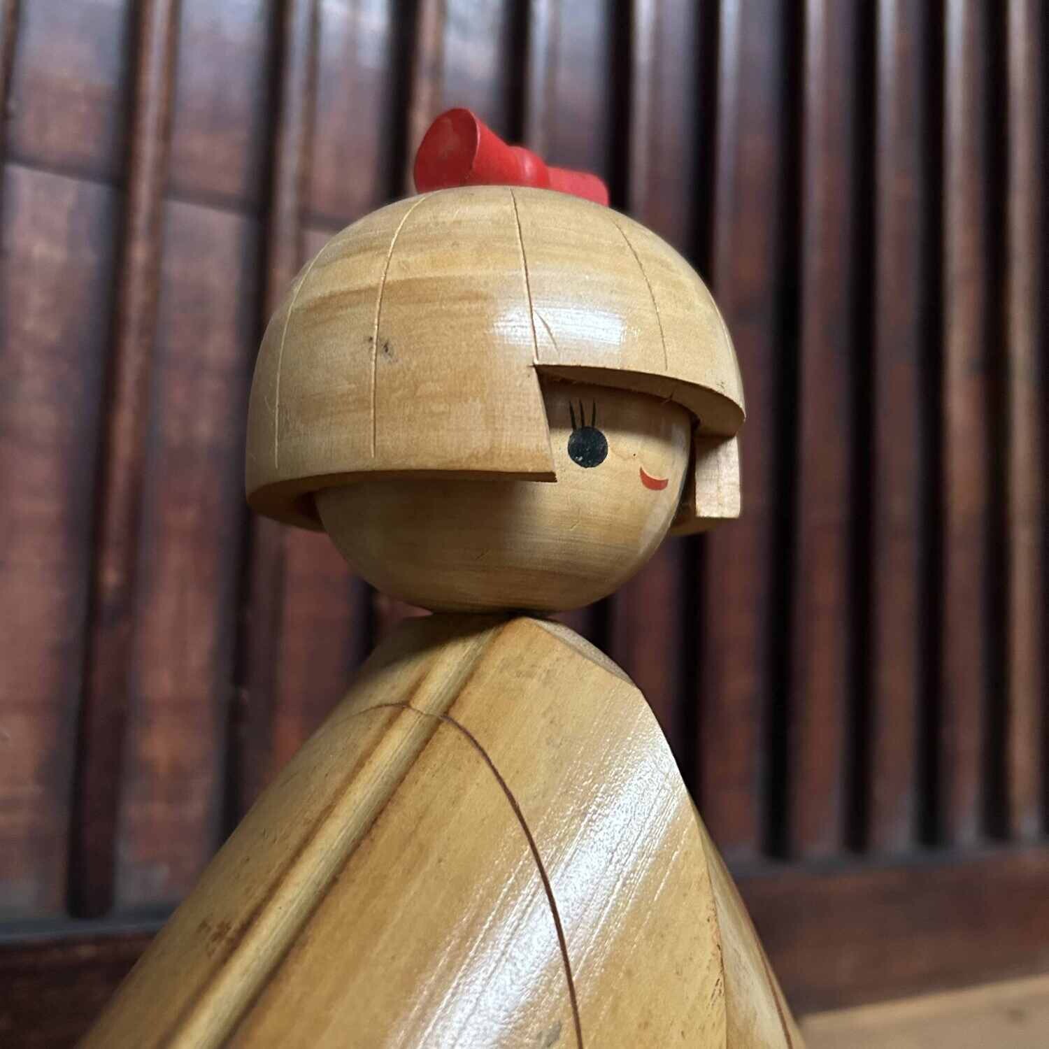 Vintage Bamboo Doll Kokeshi, Japan.