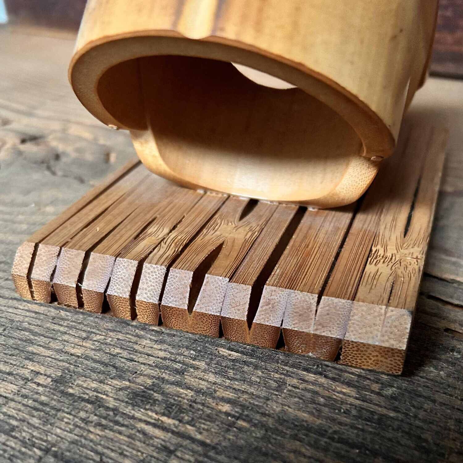 Vintage Bamboo Doll Kokeshi, Japan.