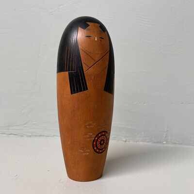 Vintage Sosaku Kokeshi door Misui, Japan.