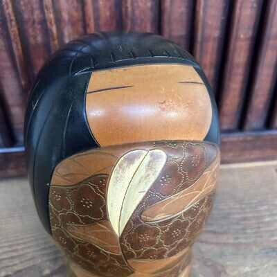 Vintage Sosaku Kokeshi, "Tamayura", by Yoshida Takashi, Japan.
