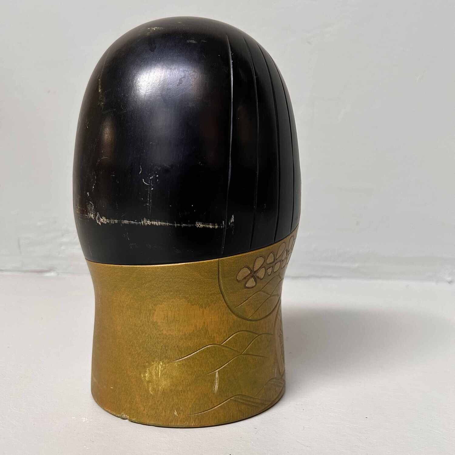 Vintage Sosaku Kokeshi door Yoshida Takashi 吉田 多加志, 'Tamayura / A moment', Japan.