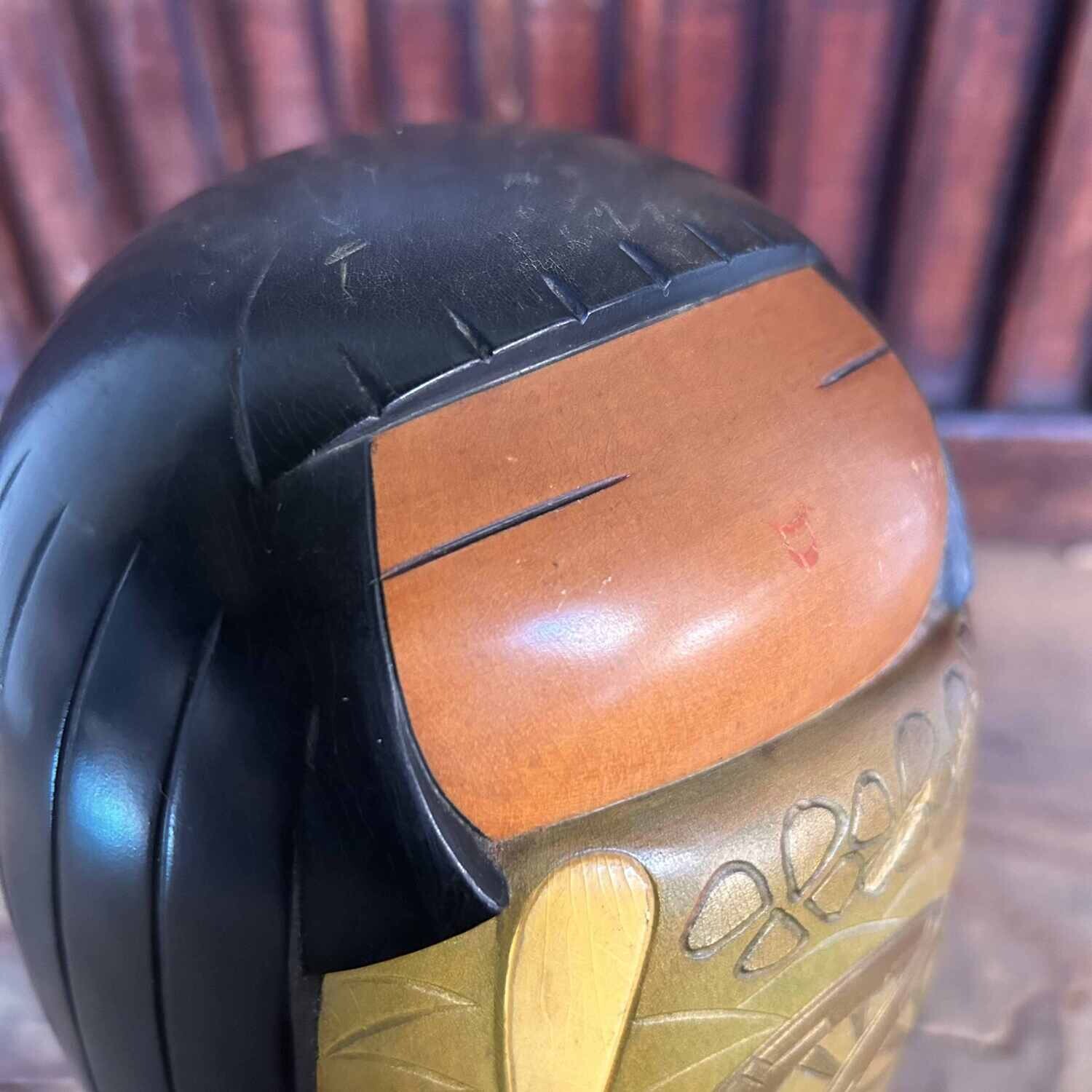 Vintage Sosaku Kokeshi door Yoshida Takashi 吉田 多加志, 'Tamayura / A moment', Japan.