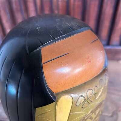 Vintage Sosaku Kokeshi by Yoshida Takashi 吉田 多加志, 'Tamayura / A Moment', Japan.