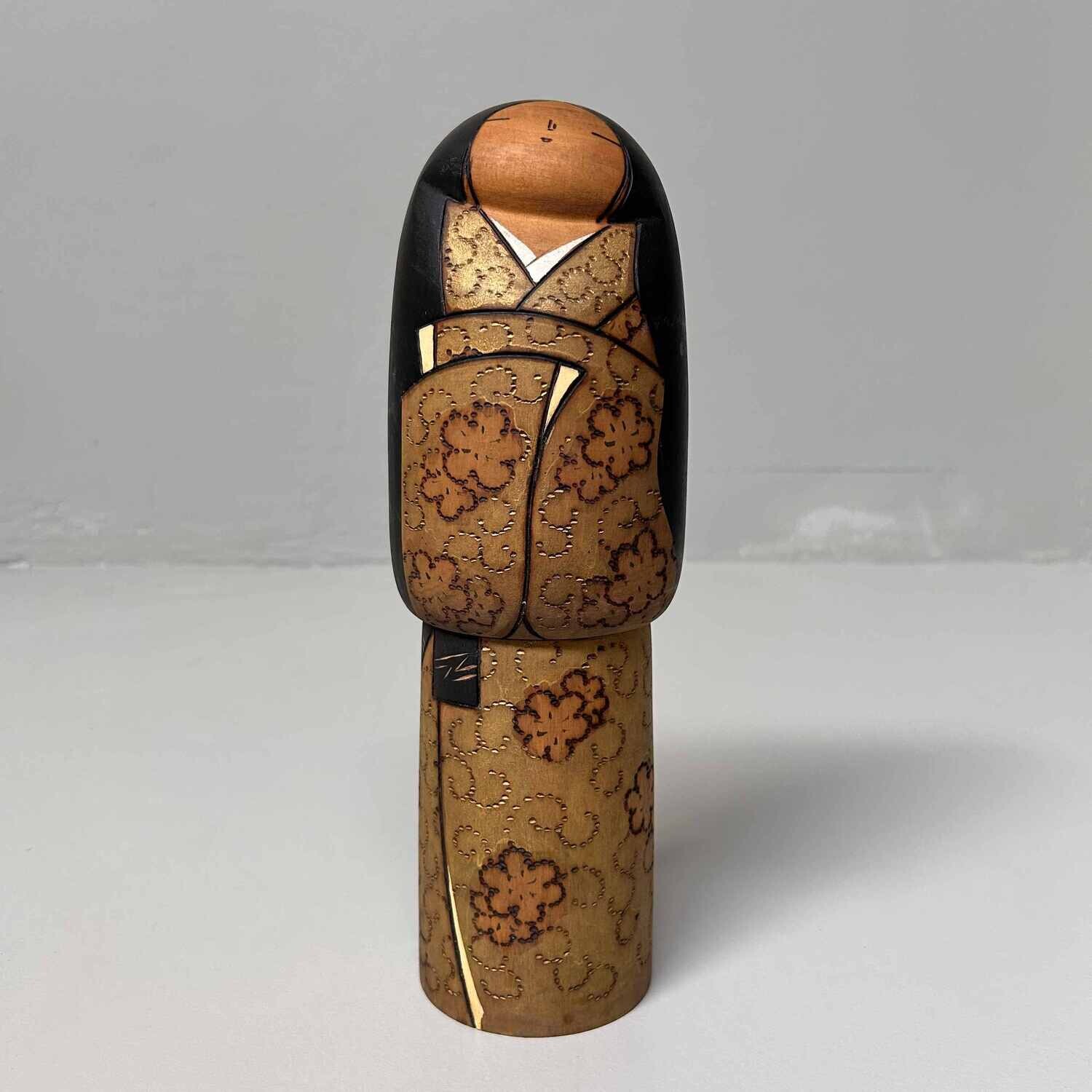 Rare Vintage Sosaku Kokeshi by Inosuke Kobayashi, Japan.