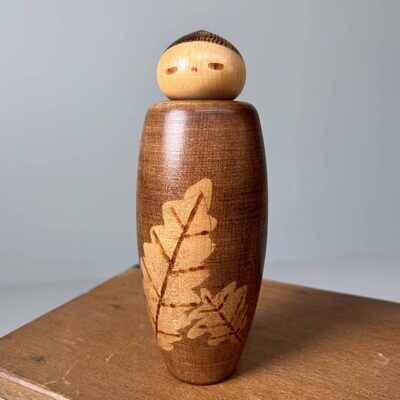 Vintage Sosaku Kokeshi door Sanpei Yamanaka, Japan.