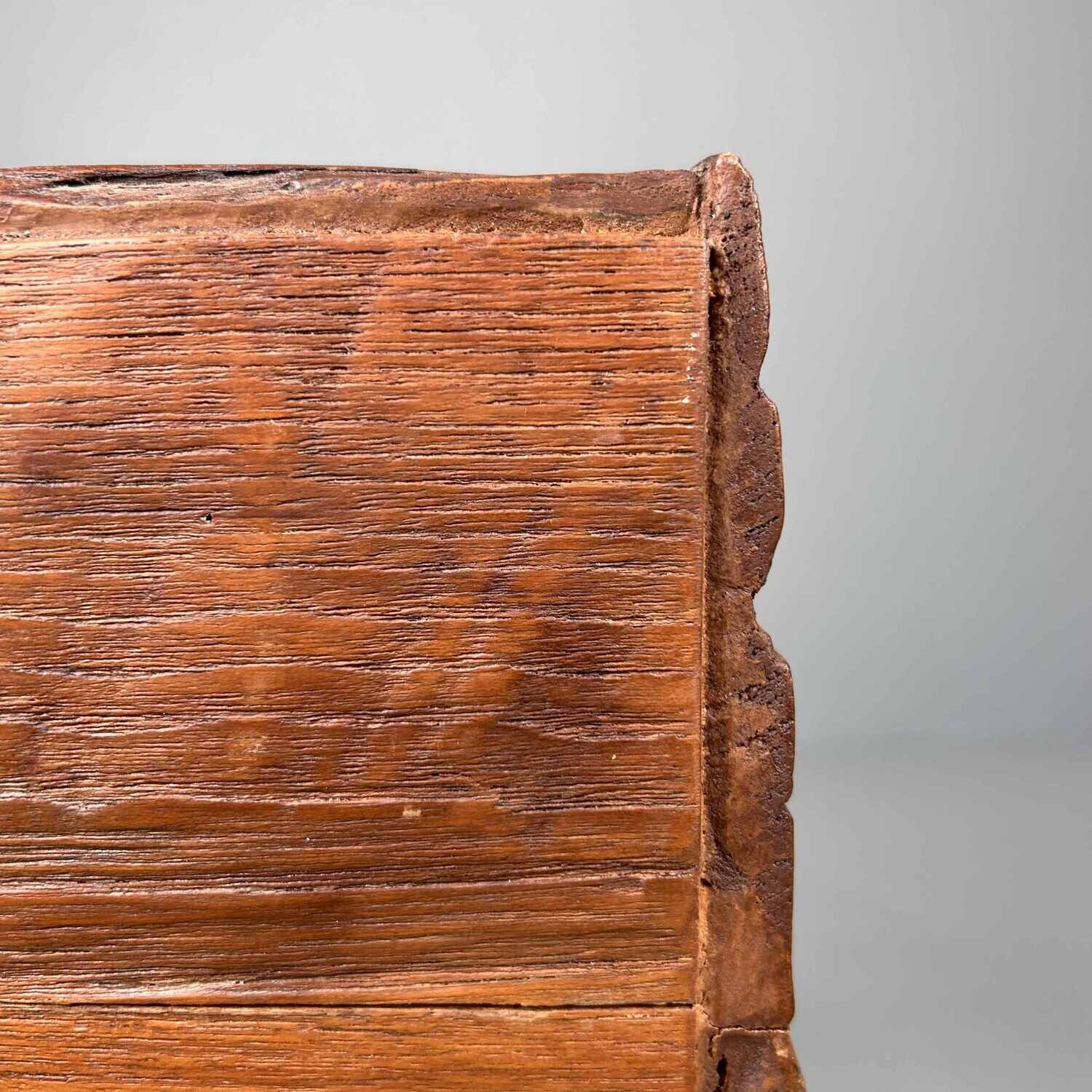 Brutalistische Houten Japanse Ladekast, Shōwa-periode.