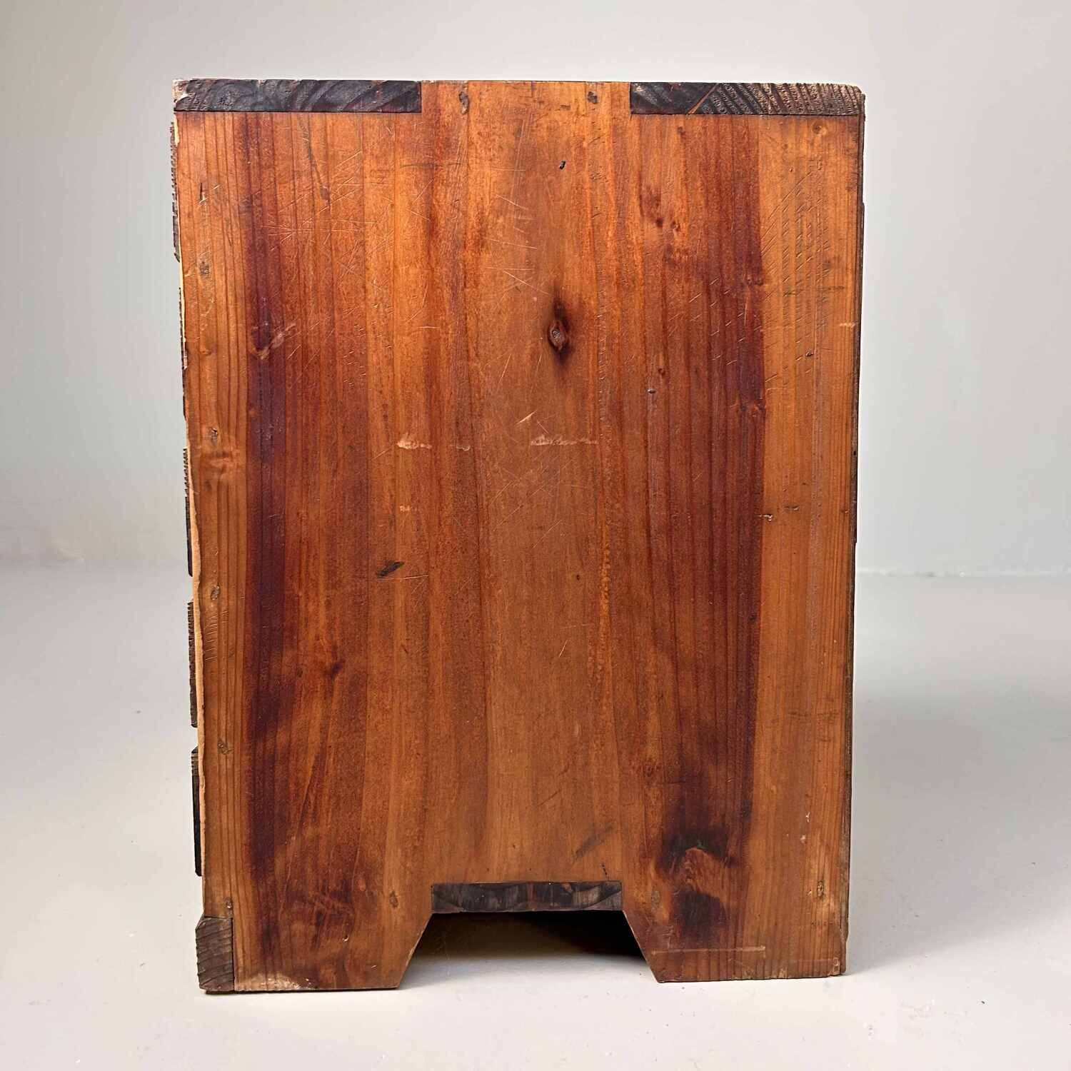 Antique Japanese Wooden Drawer Cabinet, 1920s-1930s.