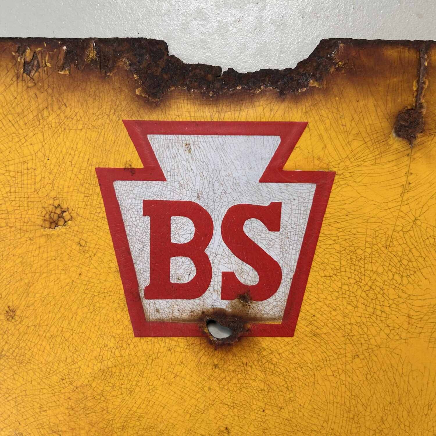 Vintage Enamel Advertising Sign 'Bridgestone Bicycles', 1940s, Japan.